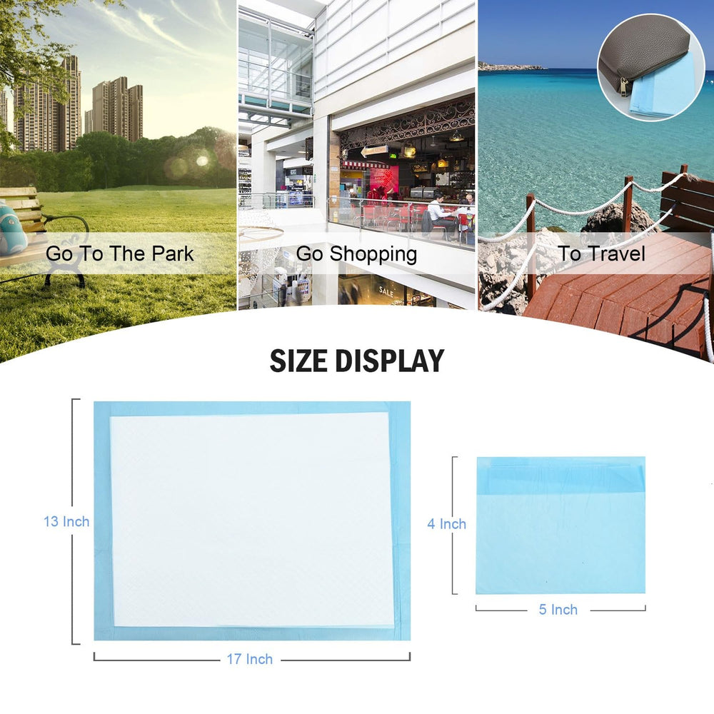 Rocinha travel-ready pad compact for on-the-go protection.