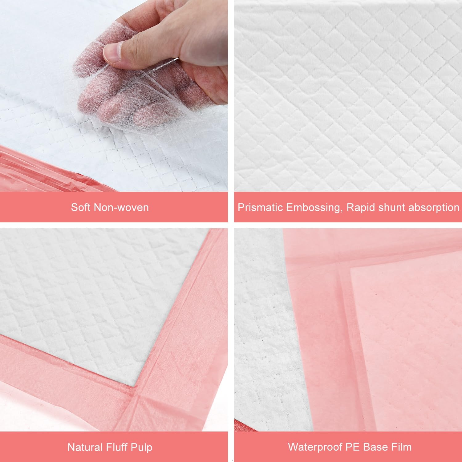 Rocinha waterproof bottom layer with PE membrane protects beds and tables.