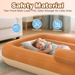 RockBIRDS bed safety rails help prevent roll-offs for a secure sleep.
