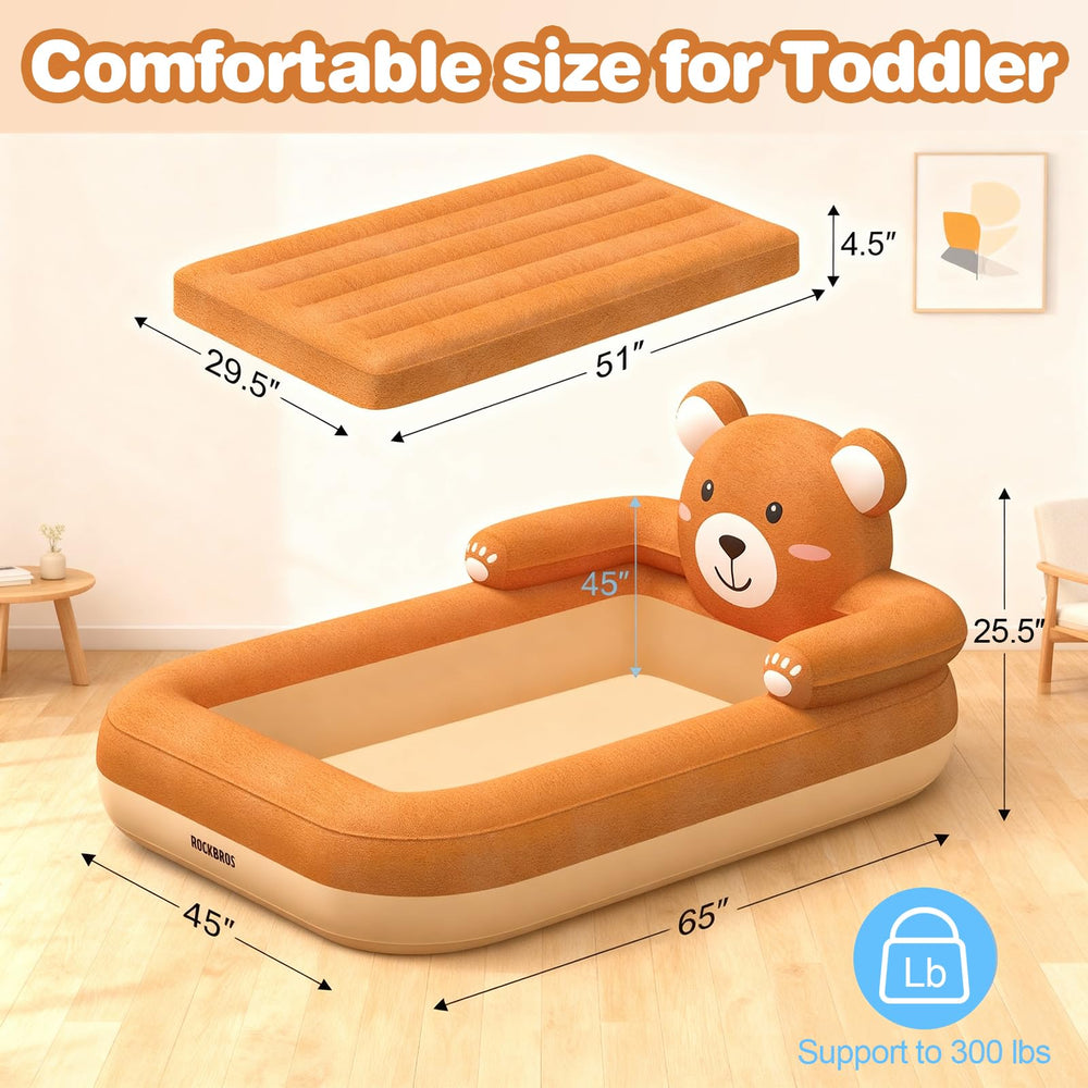 RockBIRDS travel bed folds compactly for car trips and hotel stays.