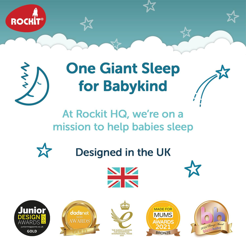 Rockit Zed gift-ready packaging ideal for new parents.