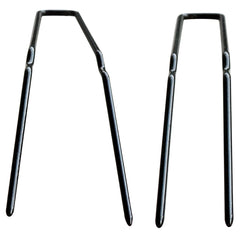 ROCST hairpins black two-inch 12-pack close-up highlights reliable hold for elegant updos.