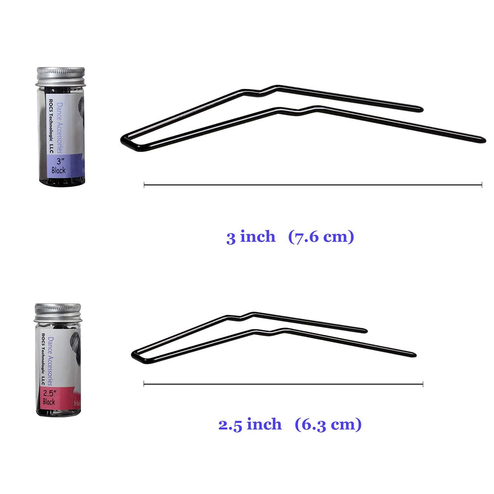 ROCST hairpins packaging-box view indicates twelve-piece value set.