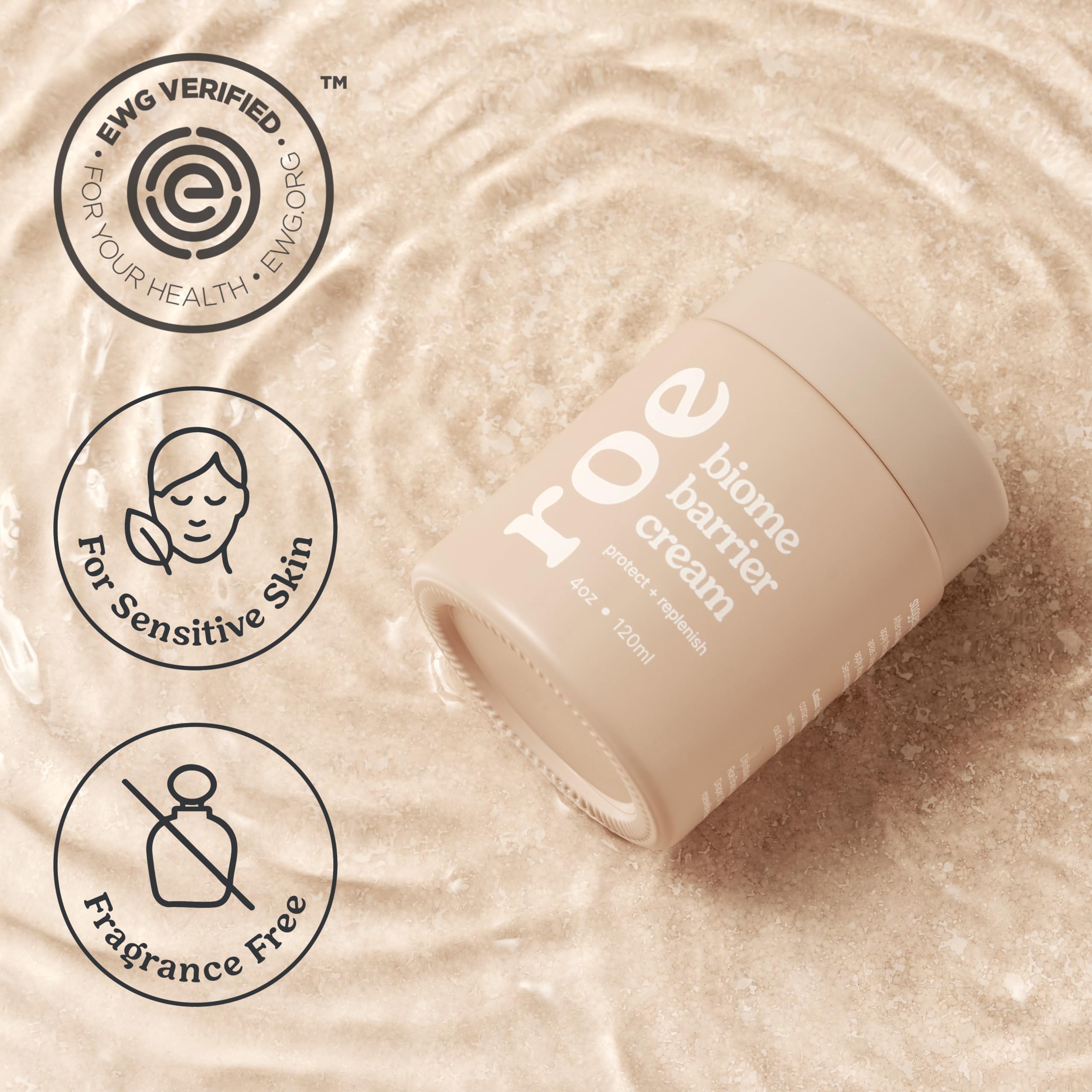 Roe Wellness baby cream lotion texture closeup showcases rich hydration without greasiness