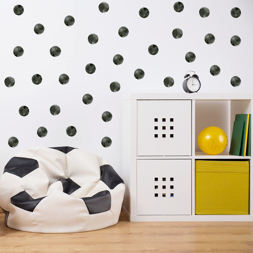 ROFARSO polka-dots wall stickers add playful nursery decor and DIY creativity.