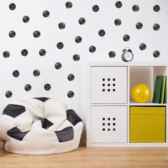 ROFARSO polka-dots wall stickers add playful nursery decor and DIY creativity.