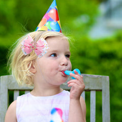 Roffiy ice cream-themed hair bow adds colorful charm to celebrations