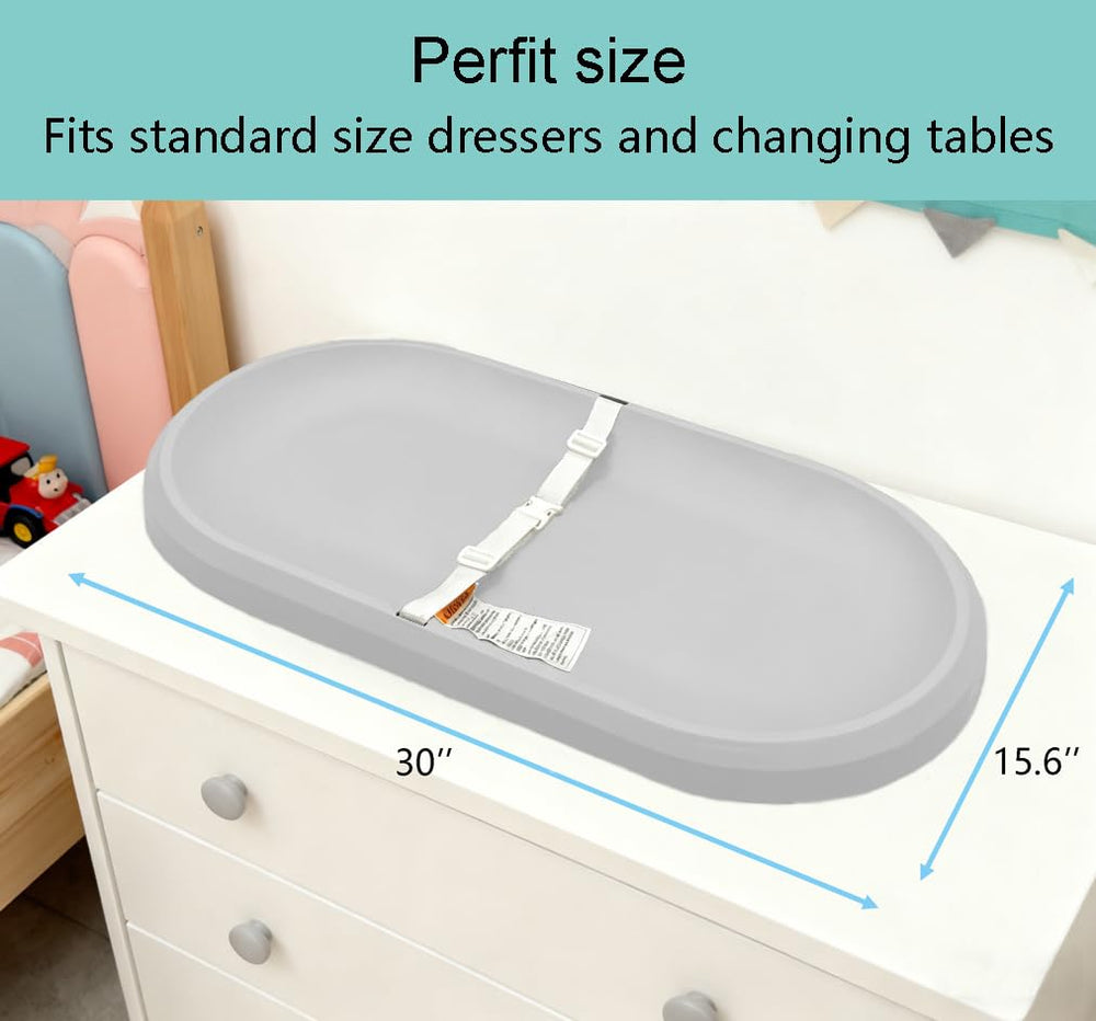 ROGSOUTH changing pad safety-straps secure baby during changes.