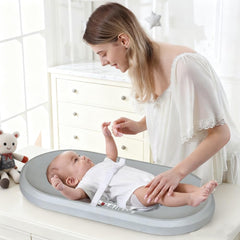 ROGSOUTH changing pad waterproof-bottom resists liquids for clean surfaces.