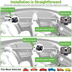 Rohent wide-angle view captures both rear seats for peace of mind.