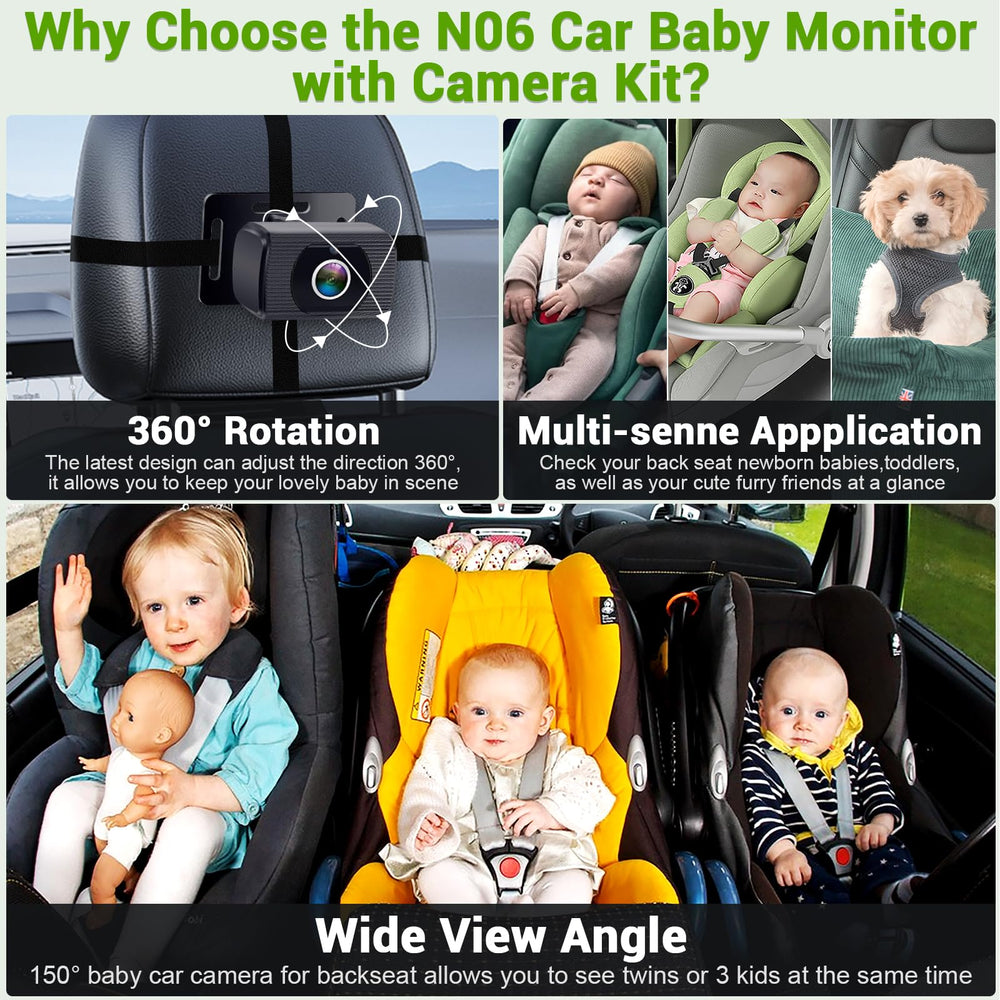 Rohent car camera anti-glare display helps distraction-free checks