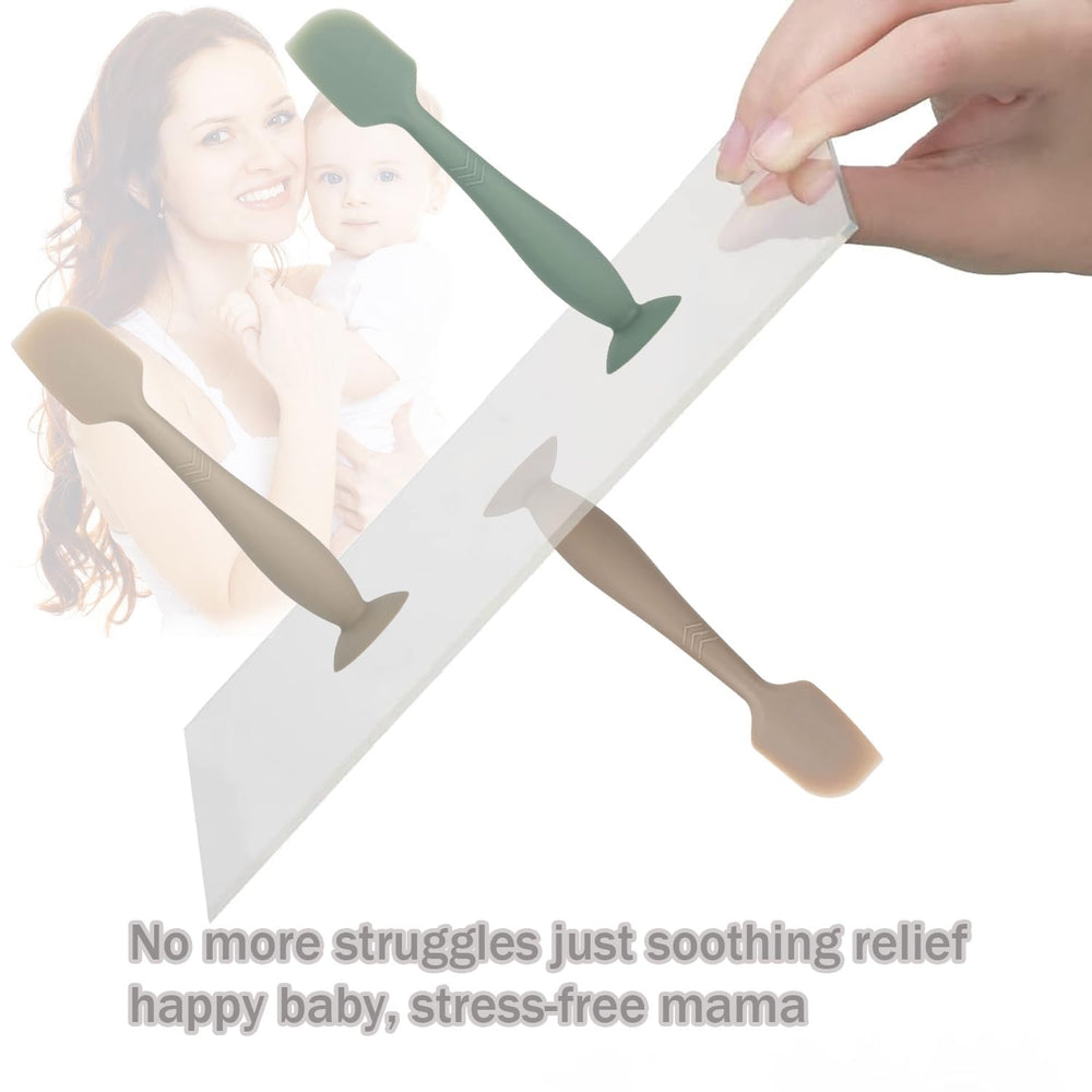 ROHISOM baby spatula easy to clean after use with wipes