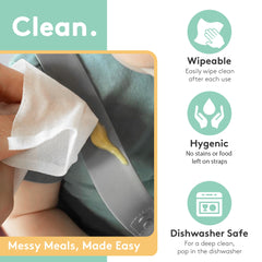 Roka Harness dishwasher-safe design supports quick post-meal cleanup.
