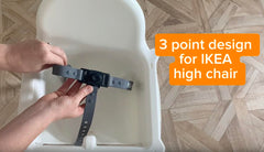 Roka Harness universal 3-point fit image demonstrates broad chair compatibility.