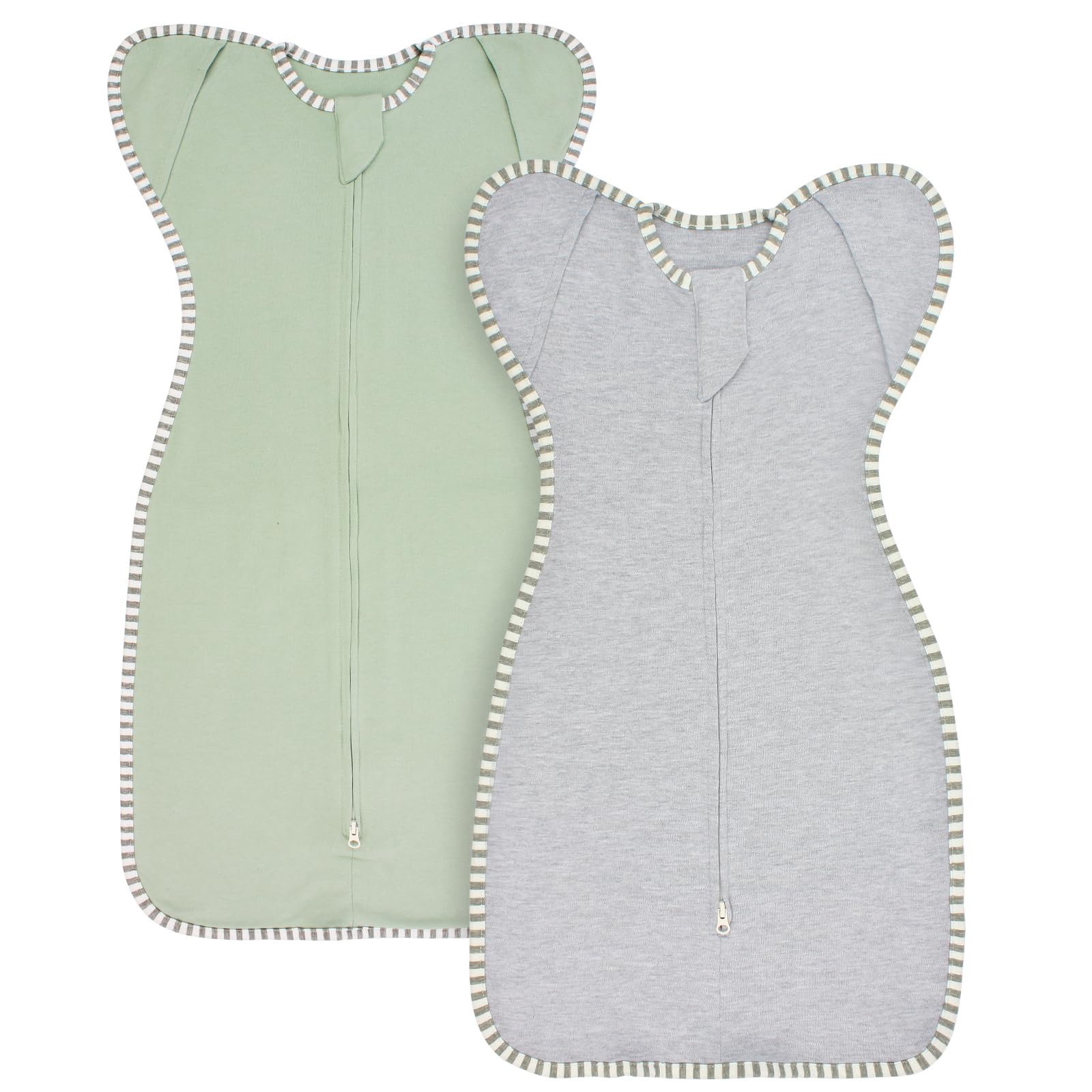 Roksuma arm-up swaddle 2-pack showcases cozy cotton fabric for secure sleep