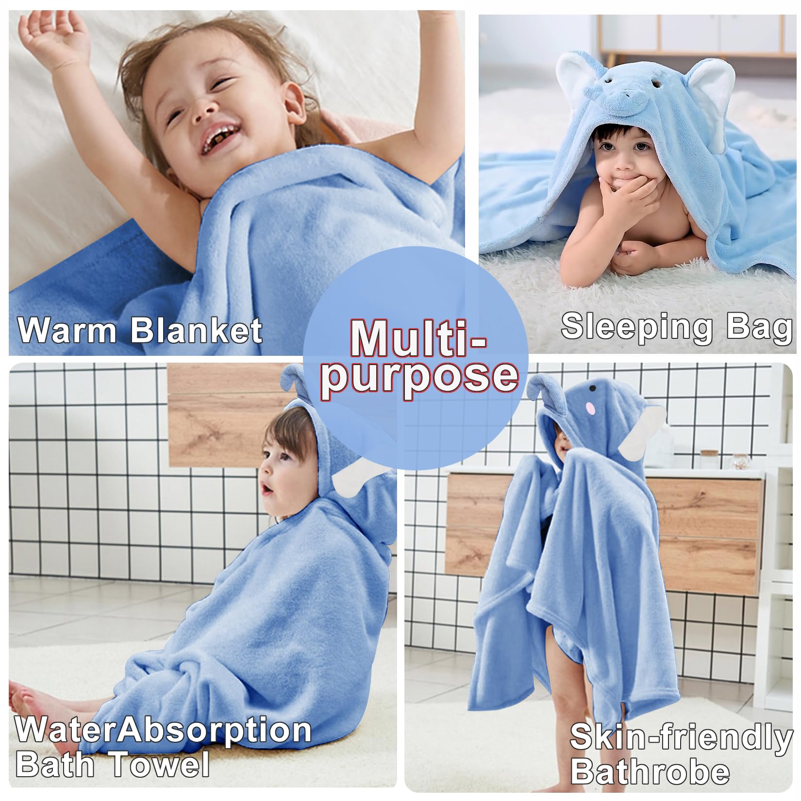 ROMASA towel used as bathrobe for cozy post-bath lounging