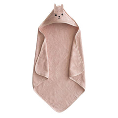 ROMASA baby towel with hooded panda design offers cozy post-bath warmth.