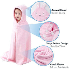 ROMASA 55-inch towel provides oversized wrap for growing toddlers.
