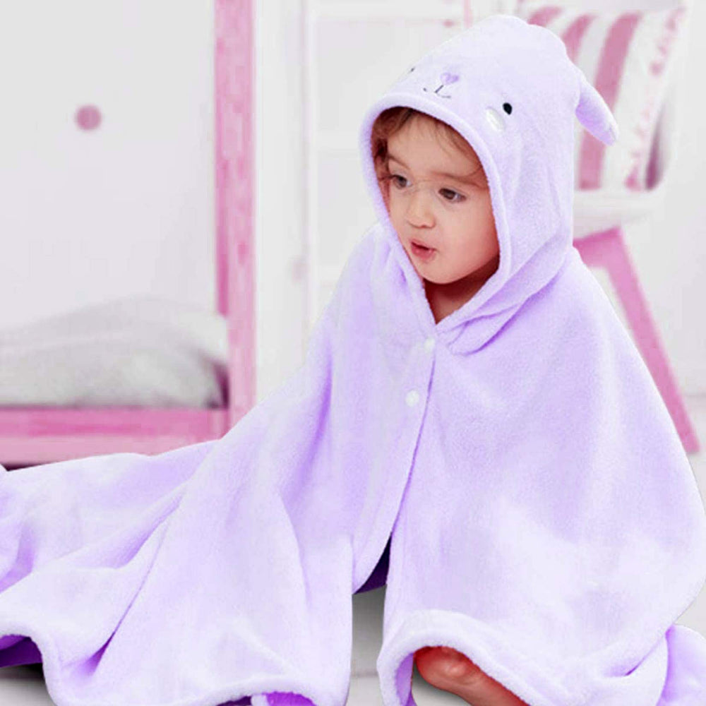 ROMASA towel features playful animal hood design
