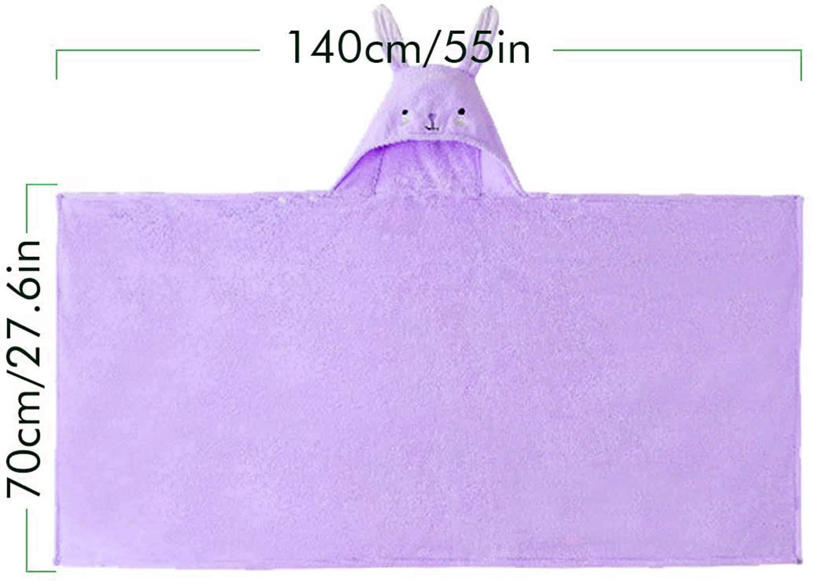 ROMASA coral fleece soft fabric shown for gentle bath-time comfort