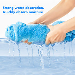 ROMASA large 27.5 x 55 towel supports growing toddlers after baths.