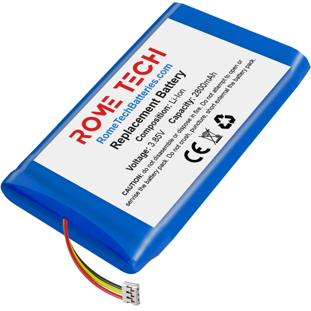 Rome Tech replacement battery pack for DXR-8 Pro ready for quick swap
