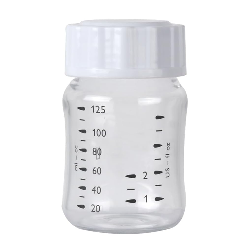 ROMIRUS cap inserted onto Philips Avent bottle for travel readiness.