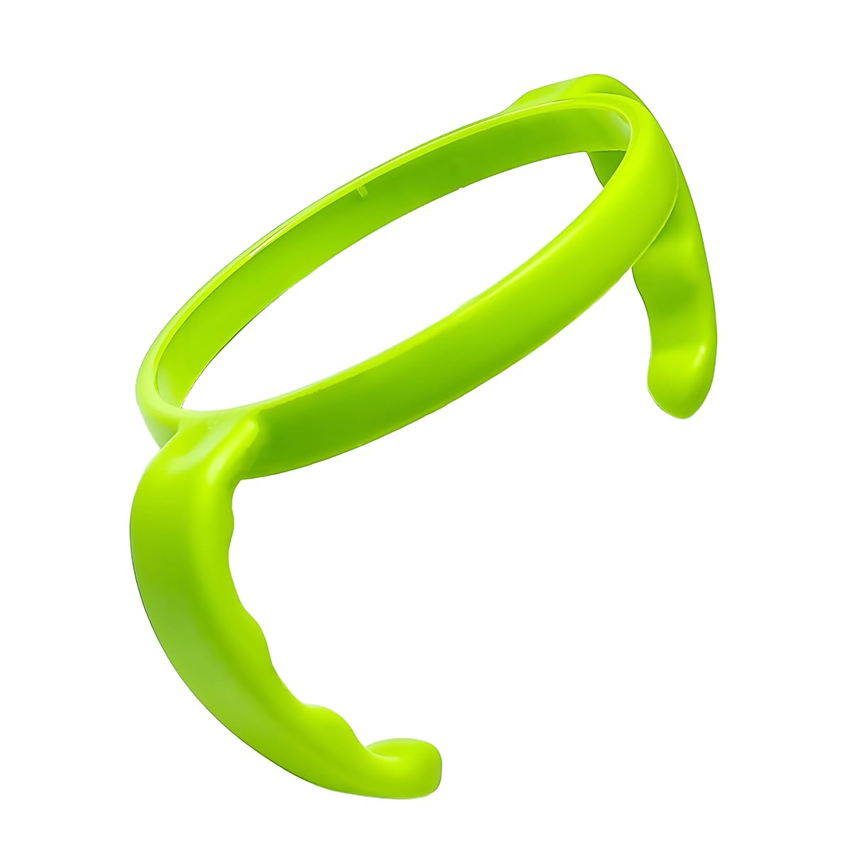 ROMIRUS green bottle handles close-up - reassuring grip for baby