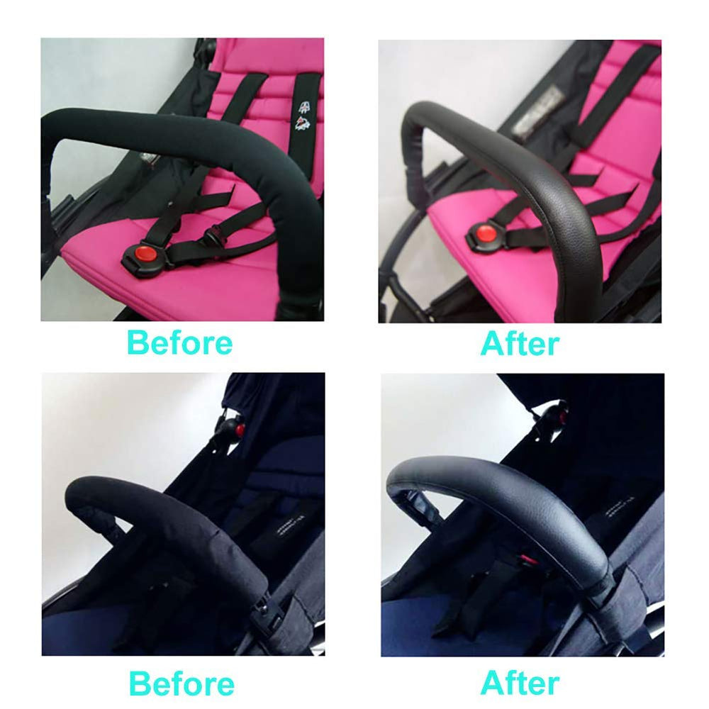 ROMIRUS handle sleeve cover in-use image demonstrates daily city strolling