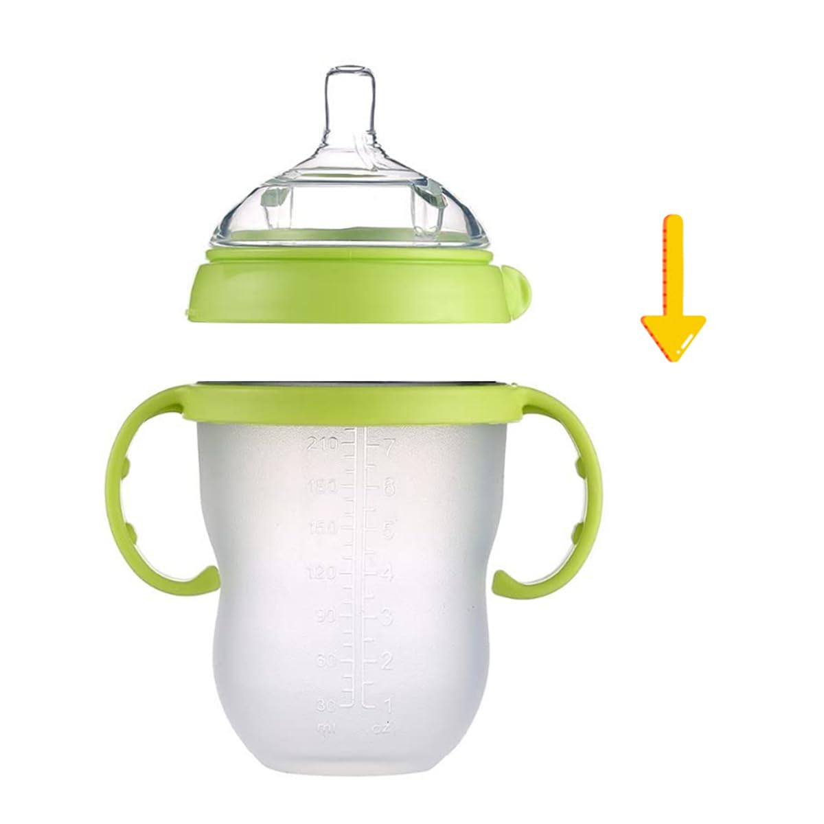 ROMIRUS two-pack bottle handles - great for shared feeding routines