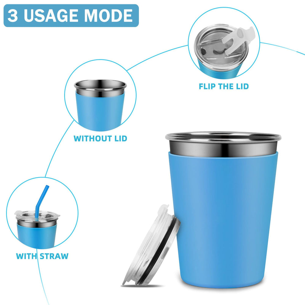 Rommeka cups disassemble for easy cleaning and dishwasher-safe.