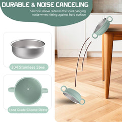 Rommeka dishwasher-safe toddler bowl for quick, easy cleanup.
