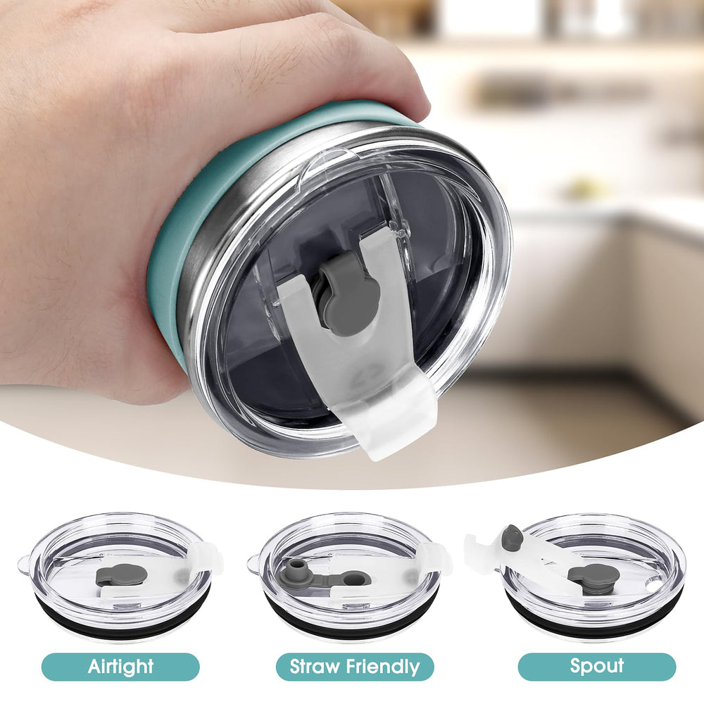 Rommeka Kids Cups leakproof lids underscore spill-free drinking for trips.