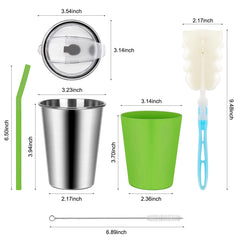 Rommeka kids durable stainless steel tumbler shows rugged unbreakable design