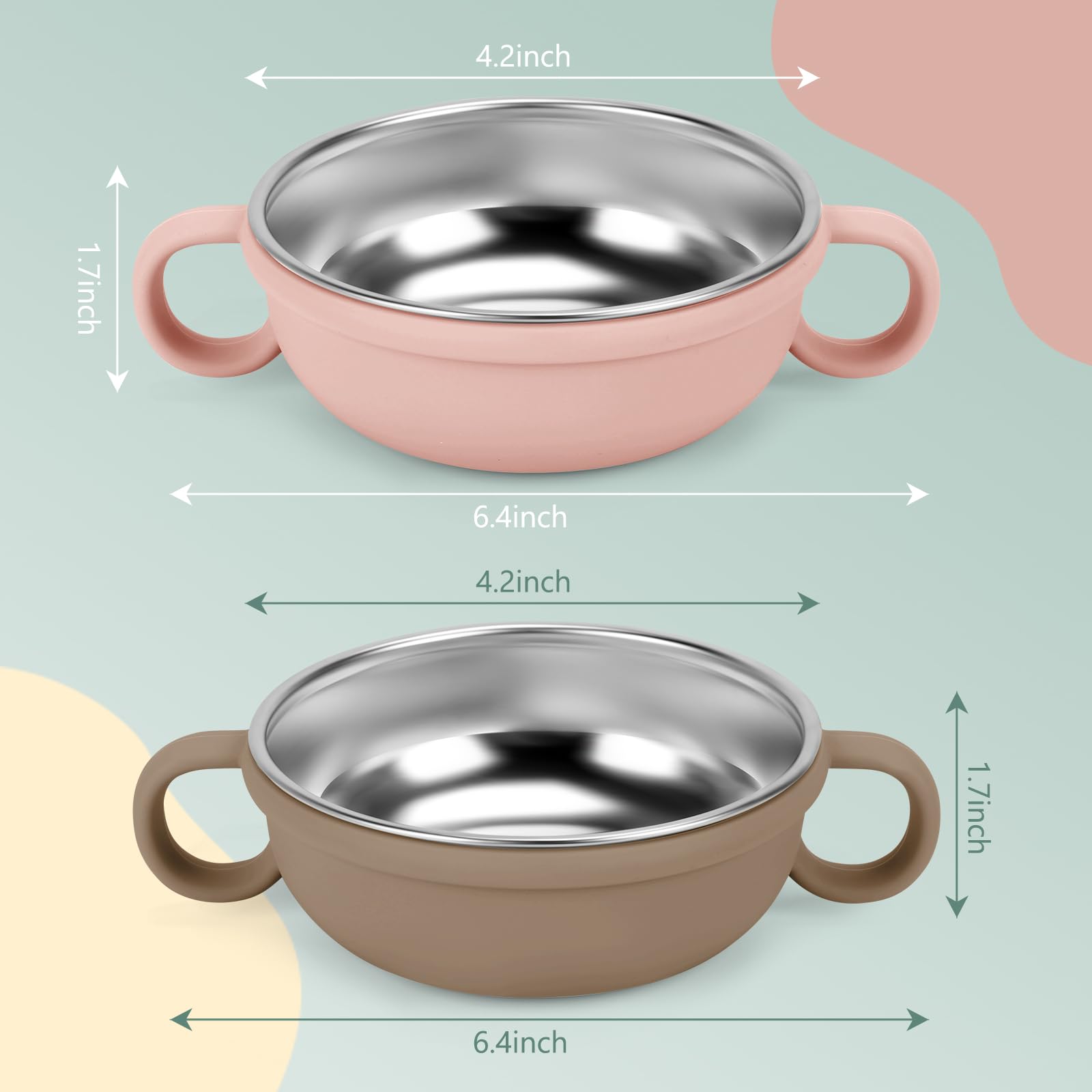 Rommeka bowls in toddler meals show multipurpose use as snack containers