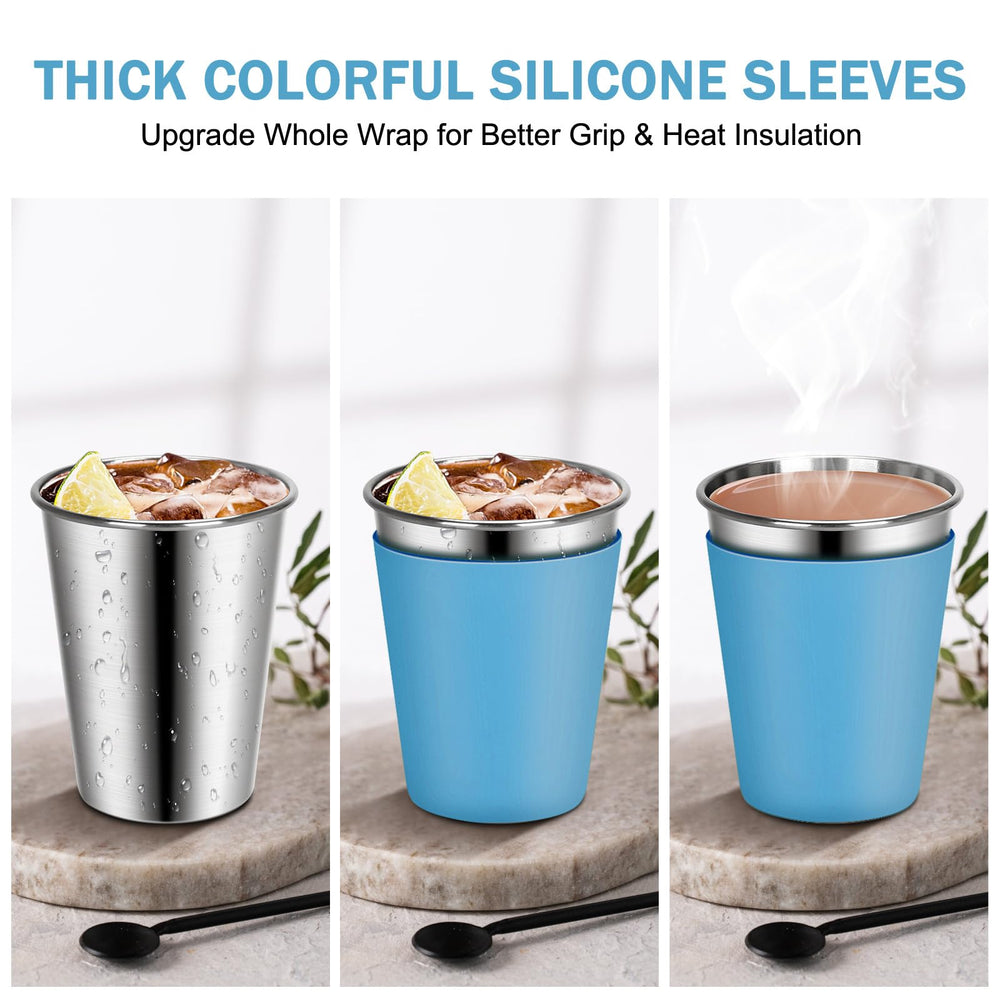 Rommeka straw and silicone sealing ring enable spill-resistant sipping.