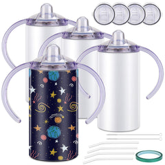 Rommeka sublimation sippy cup blank 12oz for customization.