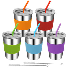 Rommeka toddler cups with straws-lids offer spill-proof sipping for busy families.