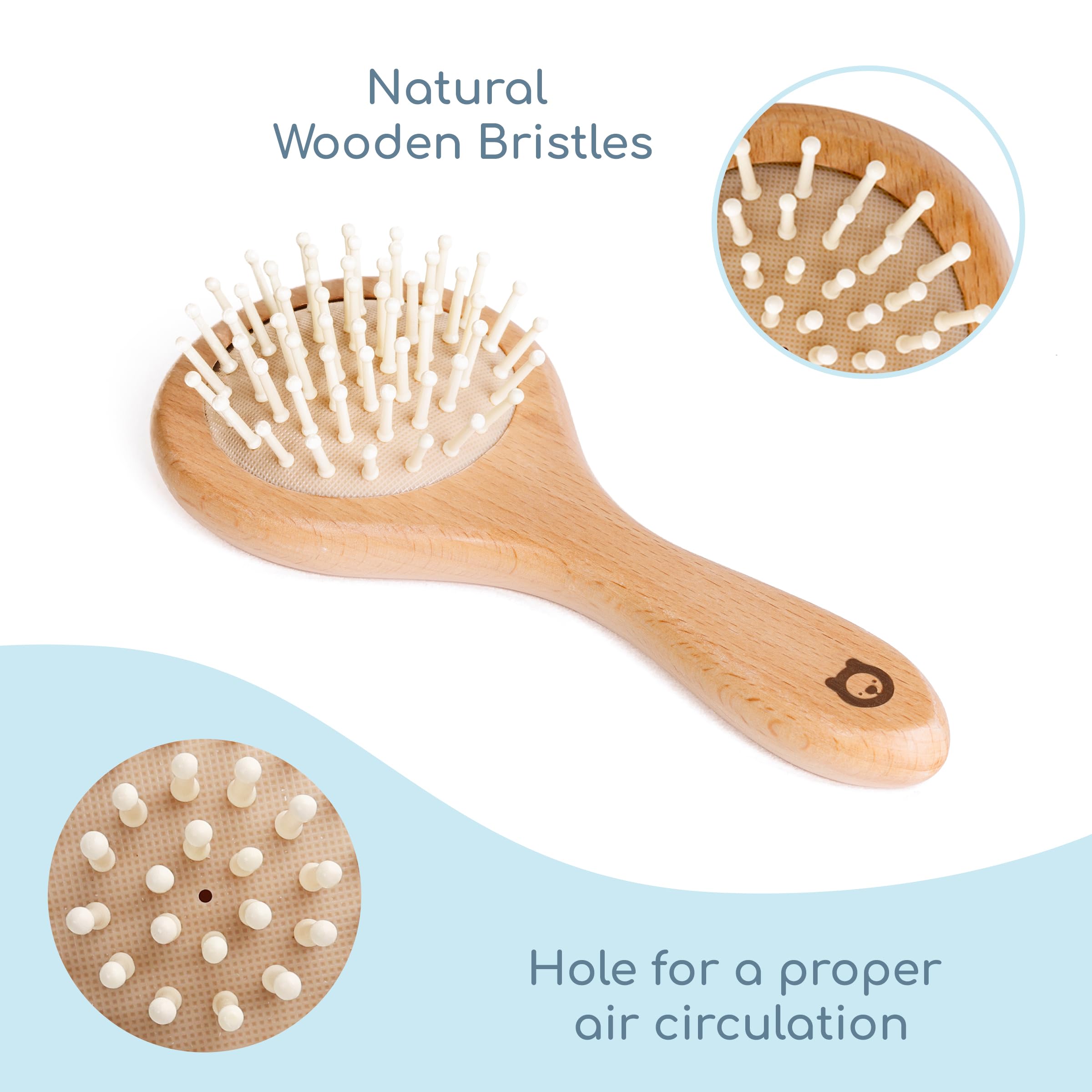 ROMY RO cradle-cap-friendly brushes for calm bathtime