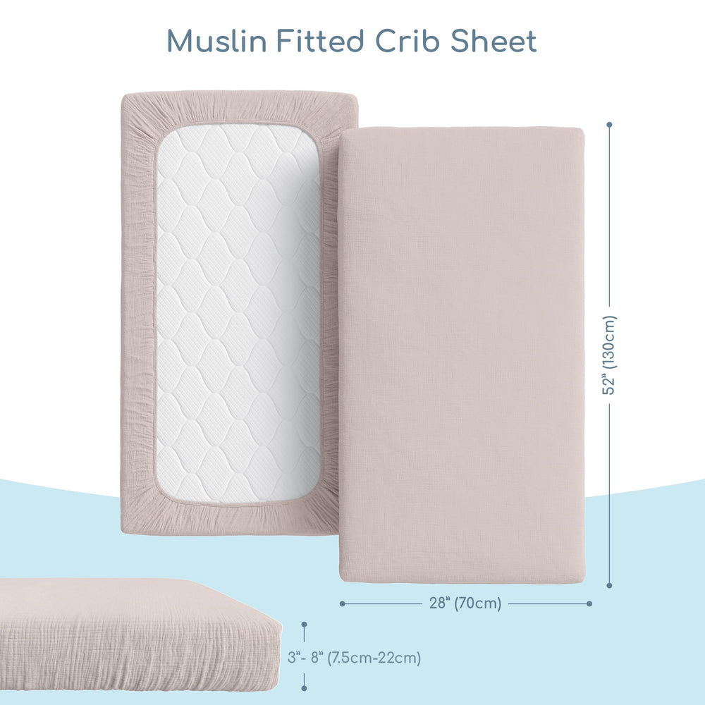 ROMY RO neutral pastel design adds calm color to any nursery.