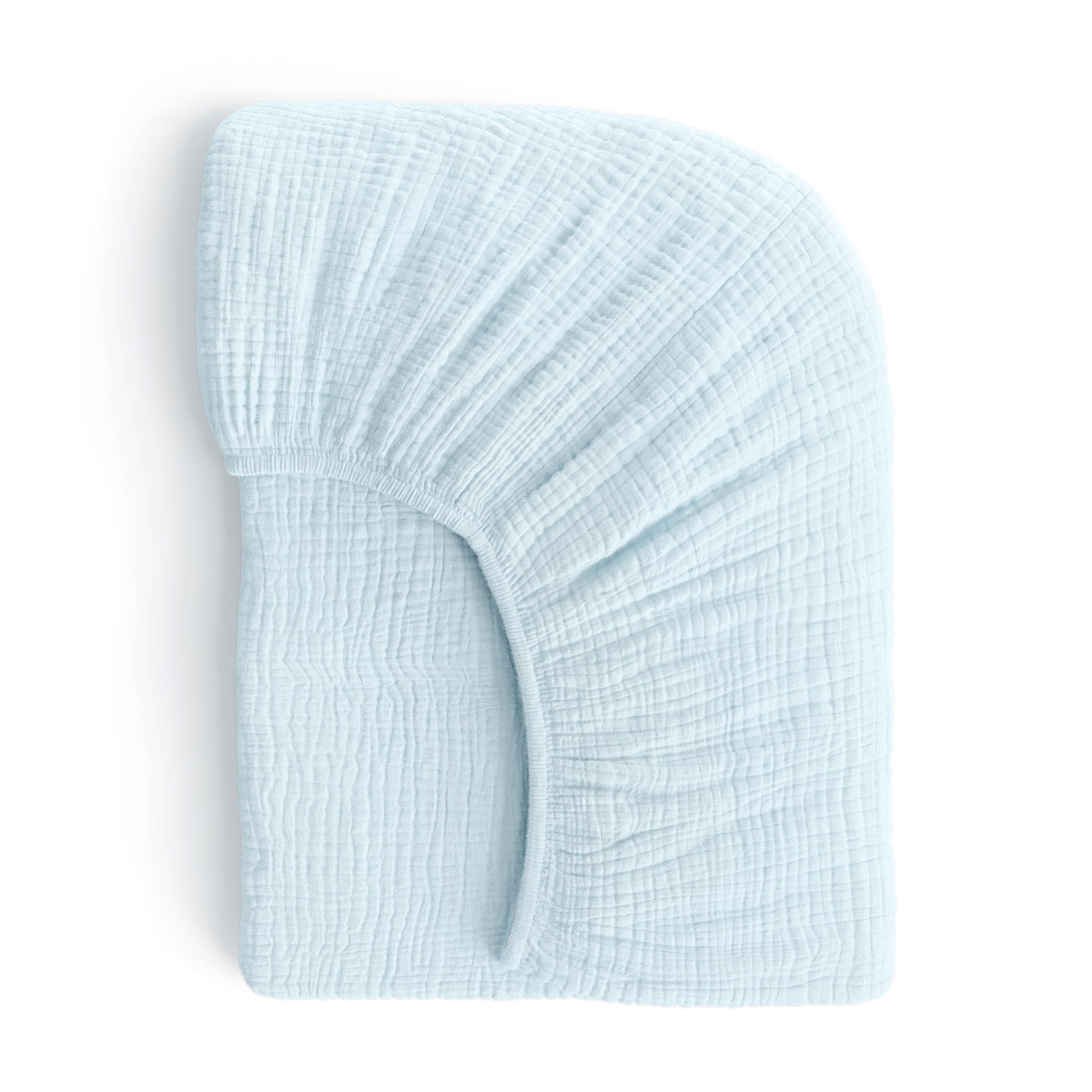 ROMY RO Muslin crib sheets show soft texture for gentle baby skin and breathable sleep
