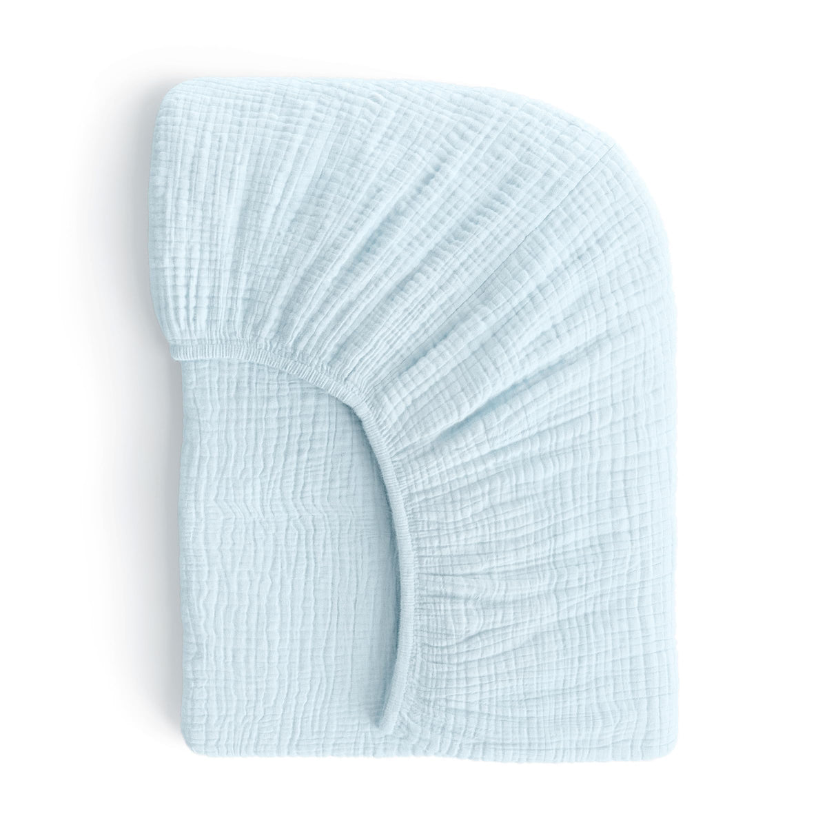 ROMY RO Muslin crib sheets show soft texture for gentle baby skin and breathable sleep