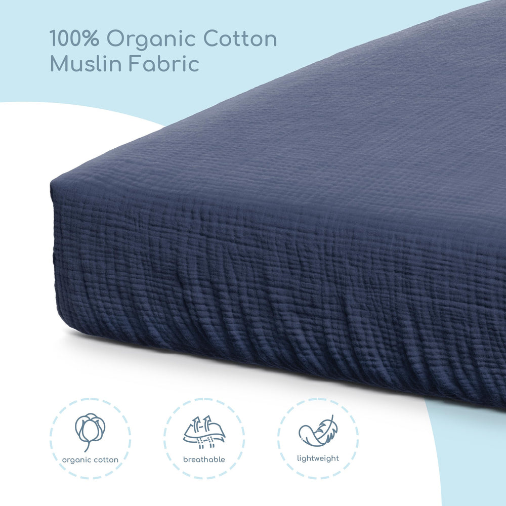 ROMY RO muslin sheets easy care wash test demonstrates colorfast performance