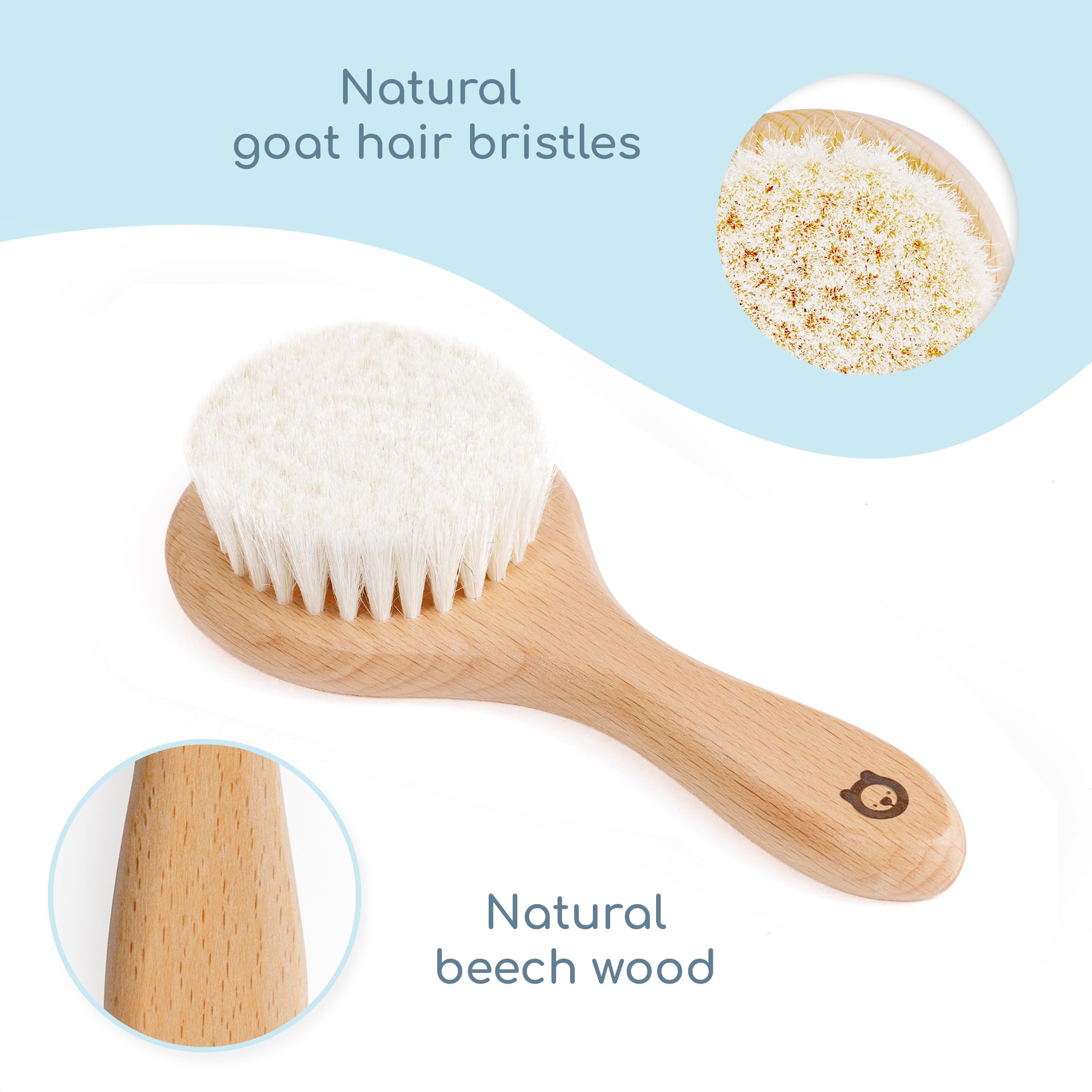 ROMY RO two-in-one baby brush set for versatile care