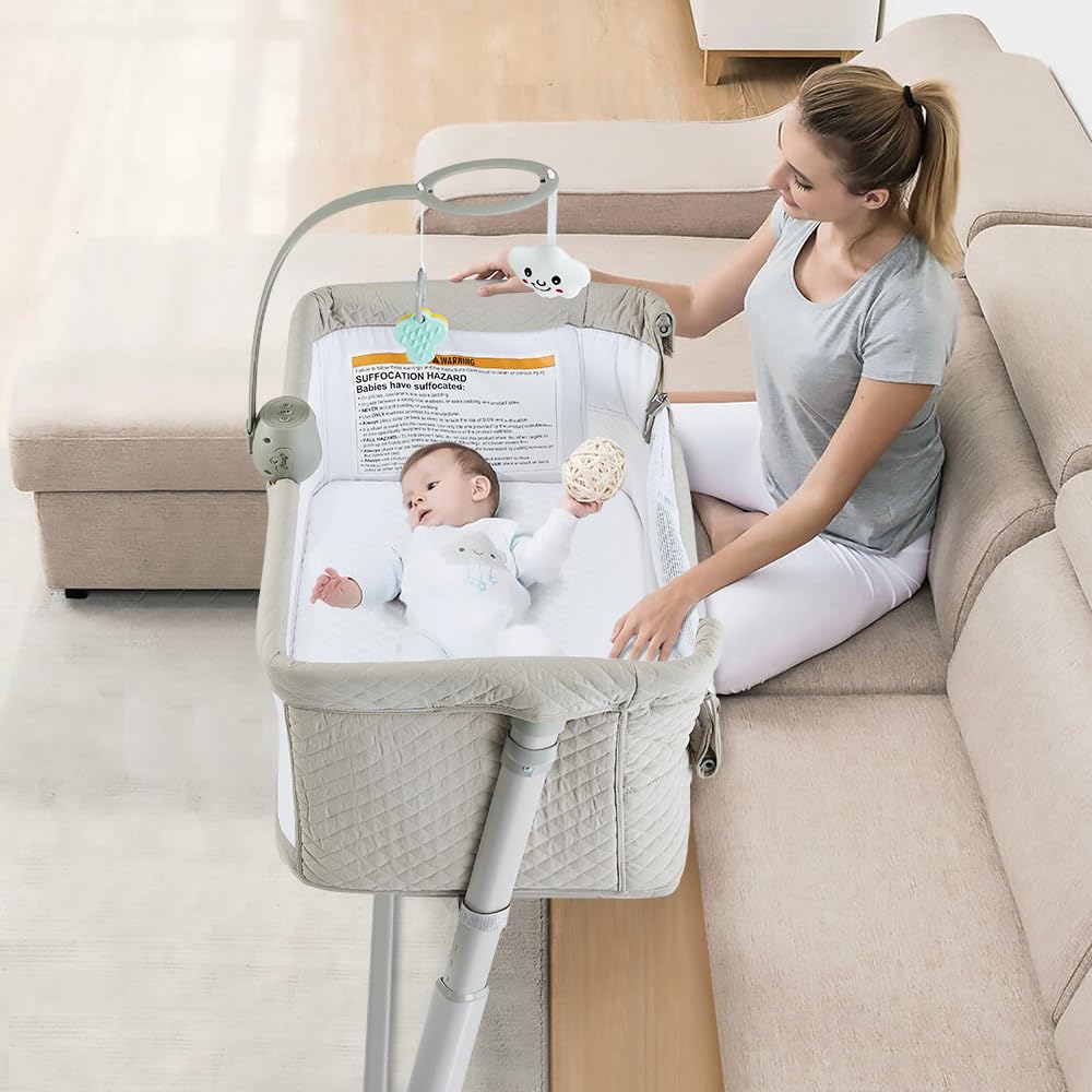 RONBEI air mesh sides promote airflow for a cooler, calmer nap.