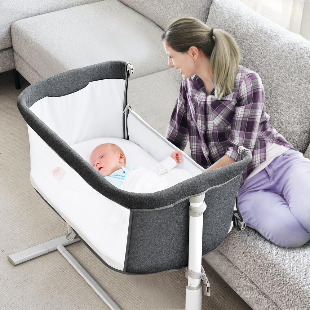 RONBEI bassinet mattress cover is removable and machine washable