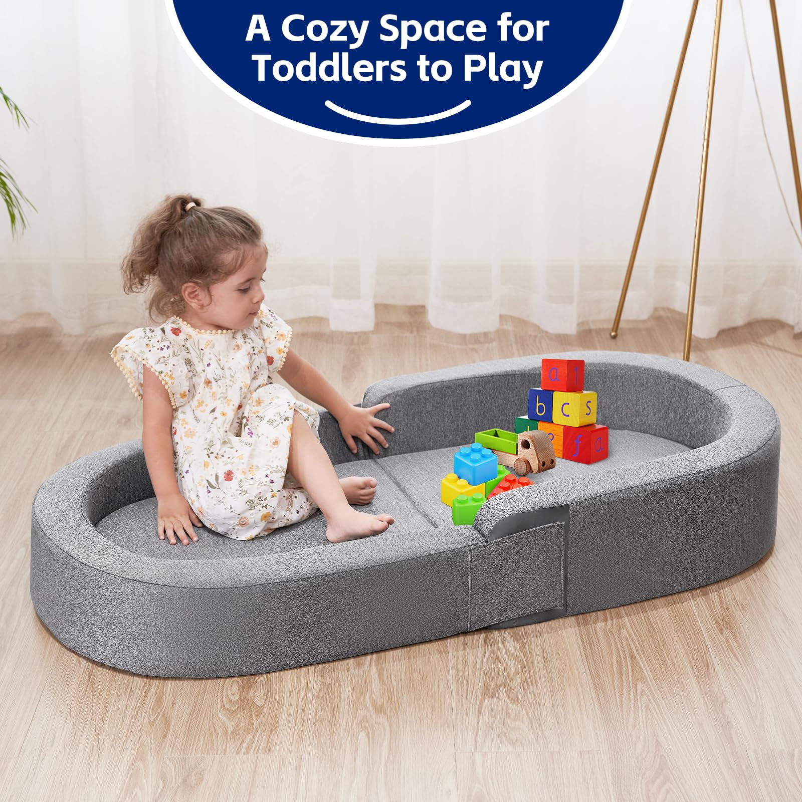 RONBEI folded design for compact storage and easy transport.