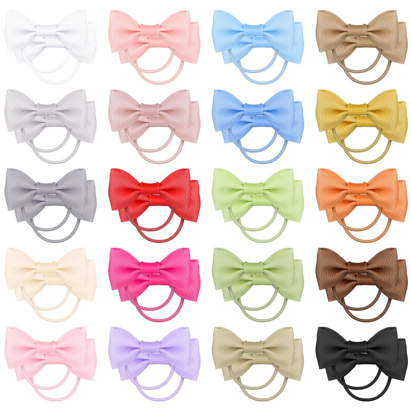 Ronger2000 colorful collection of toddler hair ties enhances outfits and easy matching.