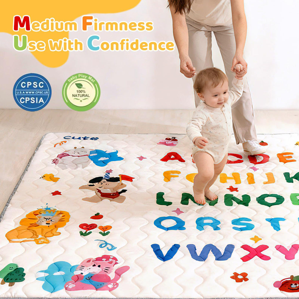 RONGFA baby play mat ideal for crawling and safe exploration.