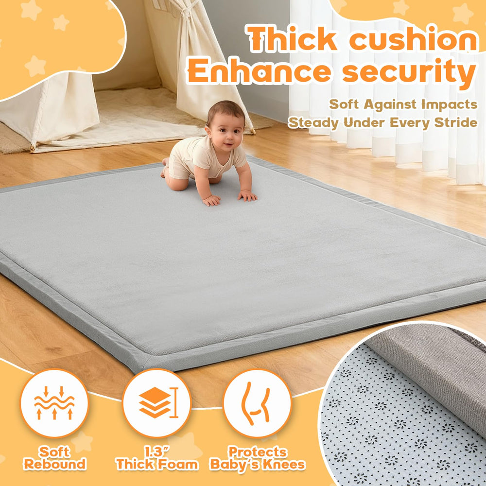 RONGFA 1.3-inch foam padding provides cushioned support during play
